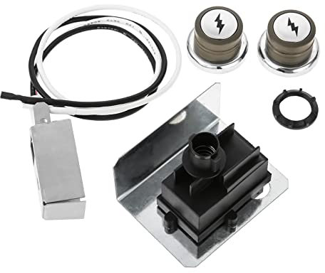 SURIEEN Piezo Gasanzünder Kit für Weber Elektrogrill 91360 Igniter Kit Gasgrill Anzünder Ersatzteile für Weber Spirit E-310, E-320, E-200, E-210, Spirit 300, Kompatibel mit Weber Gasgrills (2009–2012)