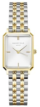 Rosefield Octagon XS Damenuhr Edelstahlarmband 19.5x24mm