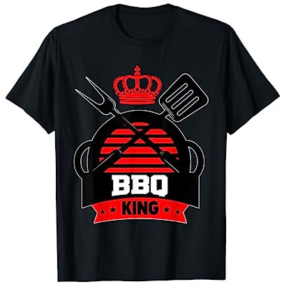 BBQ King - Forchetta da intaglio per barbecue Maglietta