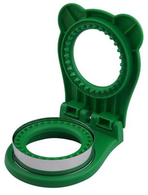 Green Sandwich Cutter - Perfect for Sandwiches, Cookies, and DIY Creations, Sandwich Cutter and Sealer, Crustless Bread Sandwich Sealer Decruster (Round)