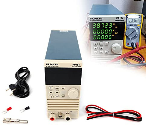 KP184 Elektronische Last Batteriekapazitätsmessgerät Batterietestgerät 400W Elektronische DC-Last mit automatischer Testfunktion