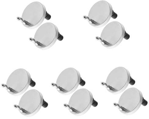 Hemobllo 10sätze Toilettensitz Befestigungssatz Aus Edelstahl Teilig Einsetzbar Für Wc-sitze Langlebige Scharniere Einfache Installation Für Gängigen Toiletten Geeignet