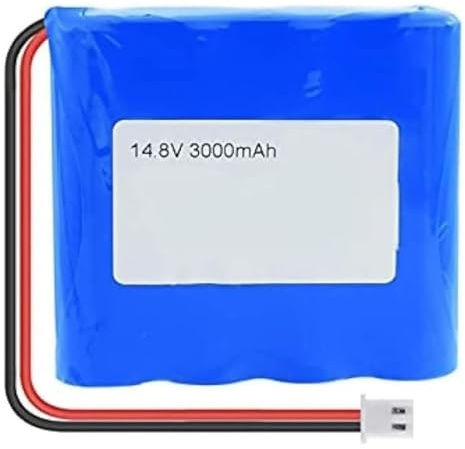 HELINAZI Batería Recargable de Iones de Litio 18650 de 14,8 V, 3000 mAh, para barredora con Enchufe XH 2P