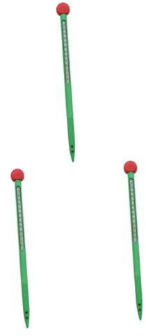 OUNONA 3pièces Thermomètre Intégré Thermomètre De Jardin Portable Plage De Mesure Pour Surveiller La Température Sol Et Compost
