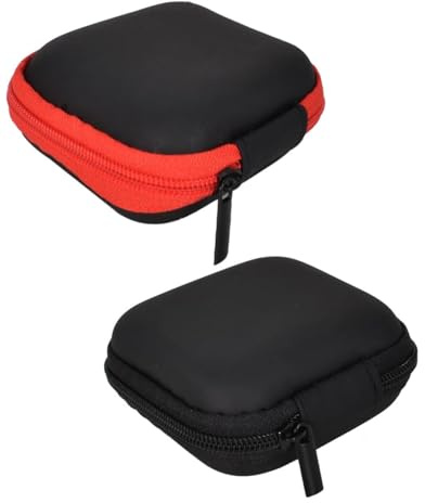 KGDUYC 2 Piezas Estuche para Auriculares, Mini Estuche Duro, Maleta, Bolsa de Almacenamiento, Estuche para Auriculares, Auriculares Bluetooth USB Flash Drive SD Card