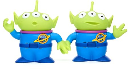 Disney Store Official, Toy Story, Aliens, sprechende Actionfiguren, 16 cm | Set aus 2 Alien Figuren mit über 15 englischen Sätzen, interagieren mit anderen Charakteren, ab 3 Jahren