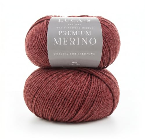 2 st premium merinoull 4 lager ull, superwash baby merinoull – 100 % ren extra fin merinoull 50 g boll
