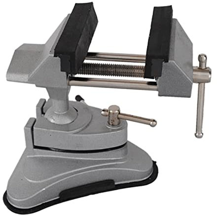 Étaux de banc robustes, Pinces de banc, Étau de bureau à ventouse automatique, Mini étau multi-angle en alliage d'aluminium, bricolage domestique