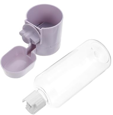 Milisten Distributeur Deau pour Chat Bouteille Deau pour Chien Support Deau Automatique Abreuvoir Automatique pour Animaux De Petite Et Moyenne Taille Gris