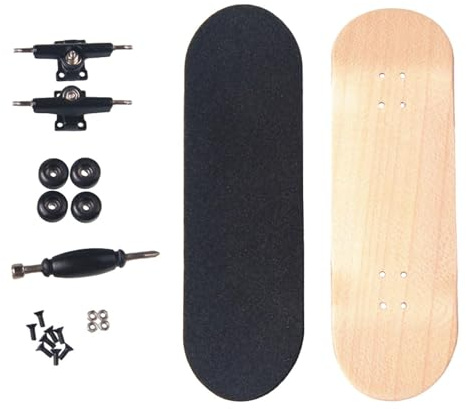 EHJRE Fingerboard Spielzeug handgefertigt kreative sammelbare Teile Fingerspitzen Fingerbrett für Männer Frauen Mädchen Jungen Teenager Erwachsene, Holz