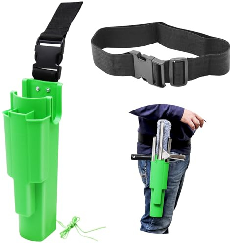 Window Cleaning Side Bucket On a Belt Holster Holds 3 Squeegees and a Washer