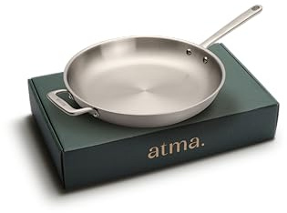 Atma - La Bonne Poêle Pfanne Edelstahl 32 cm - 3-lagig - PFAS- & PTFE-frei