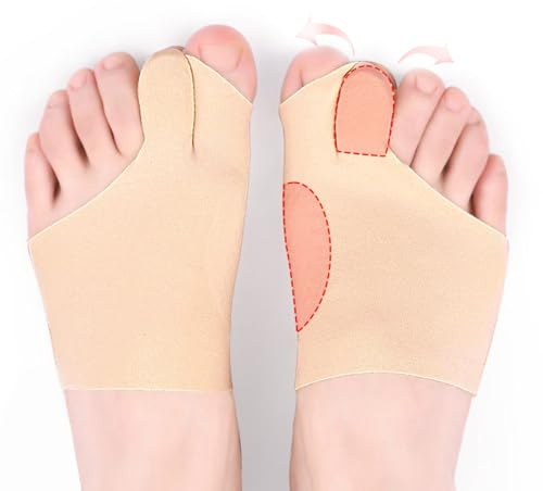 nailpretty Hallux Valgus Korrektur Bandage, Ballen-Korrekturstrümpfe, Großer Zeh & Fußzehen Entlastung Vorfusspolster, Hallux Socken für Herren und Damen Schutz der Großen Zehe