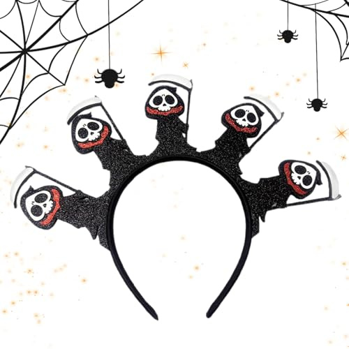 Halloween Hårband, Spöklika Huvudband Med Spökdesign, Glitterband Till Barnkalas Fotoleksaker Renässansmässa Födelsedag Bröllop Cosplay