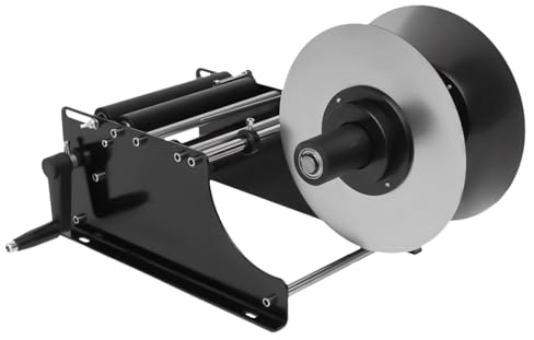 Etikettmaskin, MT-30 manuellt, 10–30 etiketter per minut, 20–150 mm, bredd 20–300 mm längd, flasketiketterare, etikettapplikator, självhäftande med tillbehör för flaskor burkar