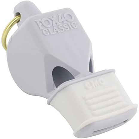 Fox 40 Sifflet Classic - Avec Protèges Dents - Blanc