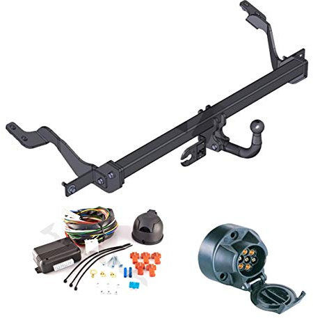 AHK Anhängerkupplung mit Elektrosatz 7 polig für Citroen Berlingo / Peugeot Partner II (4380 mm) 2008- Anhängevorrichtung Hängevorrichtung - starr, mit angeschraubtem Kugelkopf