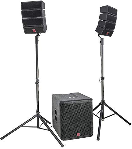 LINE Array HELIOS2.1 Aktiv Lautsprecher Set 18 Subwoofer Set Beschallungsanlage DJ Club Entertainer Party Disco Musik Soundsystem Event