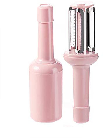 WOIWO 1PCS Multi-functional 3 in 1 Peeler With Cover Household Fruit And Potato Scraping Knife Ginger And Garlic Grinder Melon Skin Grater