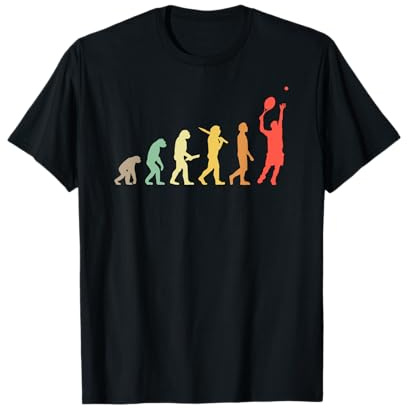 Tennis Evoluzione retrò Regalo per Tennisti Maglietta