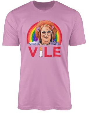 SMARTYPANTS Gimme Linda La Hughes Vile T-Shirt | Mrs Brown's Boys Fan Tee | Funny Novelty Quote Gift Top | Unisex 100% Cotton