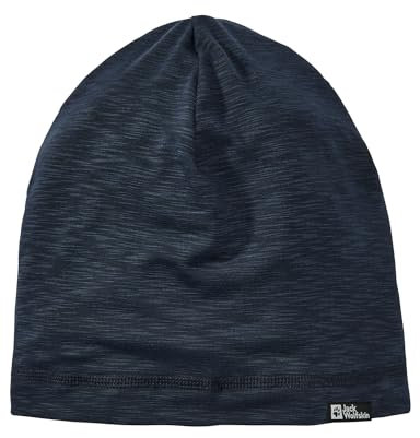 Jack Wolfskin Unisex Kinder Travel K Beanie M tze, night blue, M EU