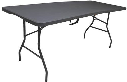 WERKA PRO Table Pliante rectangulaire Grise 180 x 74 x 74 cm