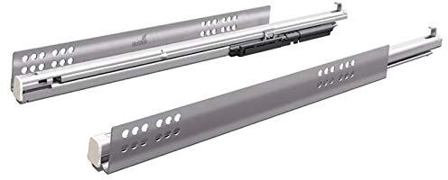 Hettich Quadro V6 – Silent System – 470 mm – EB 9,5 mm – Stahl – Montage unter Schublade