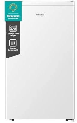 Hisense MUR48092E Frigorifero Monoporta, Classe Efficienza Energetica E, Bianco, 94 Litri, Zona Freezer 0 star