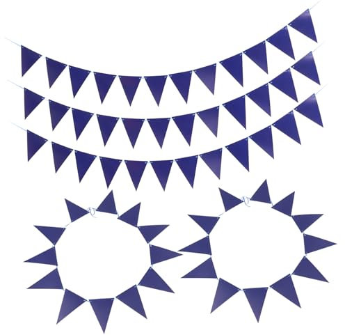 PHENOFICE 5 Stück Leere Banner Dreieckige Wimpel Diy-hängeflaggen Garten-diy-dreiecksbannerflaggen