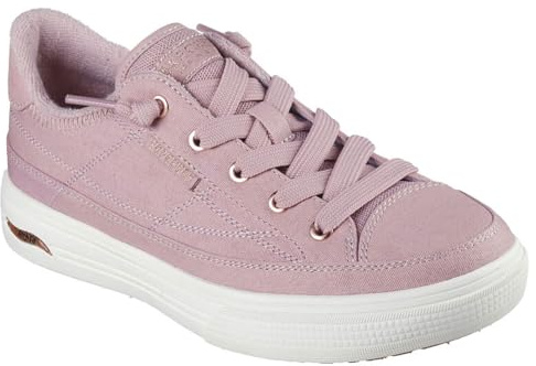 SKECHERS Dam Arch Fit Arcade-Meet Ya There Sneaker, Mauve, 38 EU