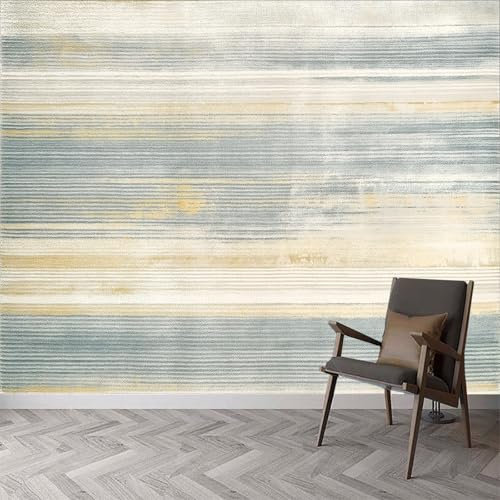 Fototapete Minimalistische Elegante Streifen Tapeten Wandtapete, Minimalismus Moderne Tapete Wand Dekoration Wohnzimmer Schlafzimmer Büro Flur 350 x 256 cm (B x H) Wandtapete Poster-Tapete