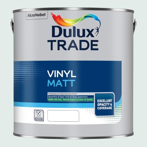 DULUX TRADE VINYL MATT JADE WHITE 2.5L