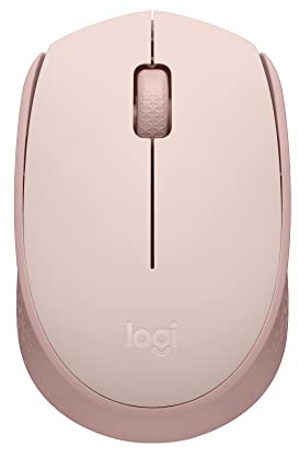 Logitech M171 Ratón inalámbrico para PC, Mac, portátil, 2,4 GHz con minireceptor USB, seguimiento óptico, duración batería 12 meses, ambidiestro, Rosa (Reacondicionado)