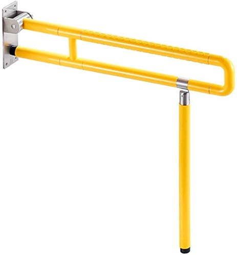 Barre di Sostegno Pieghevoli, corrimano Senza Barriere, corrimano di Sicurezza a U per Bagno, Supporto per WC, Barra di Supporto per l'equilibrio, D-75 cm
