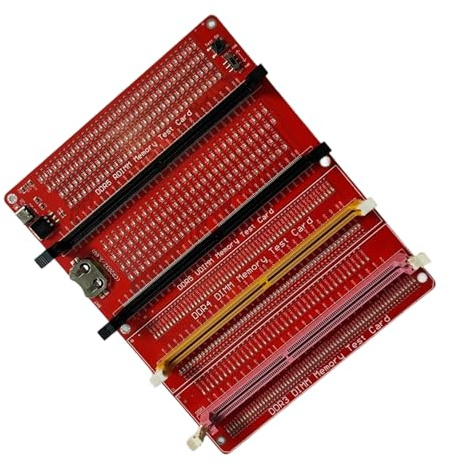 KAHDGSS DDR3 DDR4 DDR5 Strumento Diagnostico del Tester Memoria con Indicatori A LED per Rilevamento degli Guasti Hardware nei Server Desktop Computer Desktop & Server Rams Strumento Diagnostico