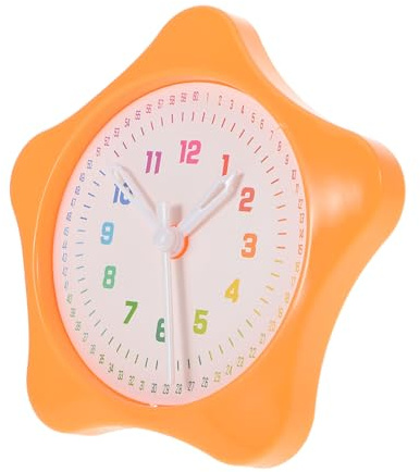 FELTECHELECTR Lernuhr Lernspielzeug Bunte Zahlen Uhr Modell zur Zeitbestimmung für Grundschule und Schreibtisch Spielerisch Lernen der Koordination und Räumlichen Vorstellungskraft