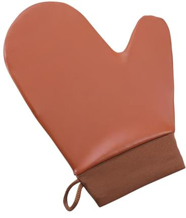 Guante aplicador de bronceado, guante de aplicación de bronceado, guante de protección solar de cuero artificial para mujeres, hombres, damas, madre, espalda, cara, cuerpo, piel, belleza