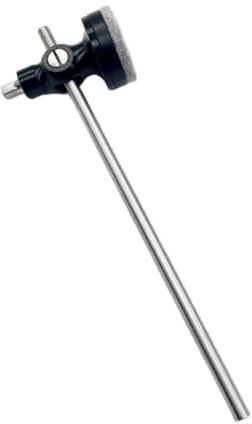 Colcolo Cabeza de Mazo para Bombo Cabeza de Mazo para Platillo Accesorio de Batería Pedal Simple de Tambor de Aleación de Aluminio Diseño Resistente Adecuado, Negro
