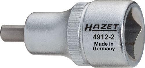 HAZET Spreizer 4912-2, 1/2 Zoll (12,5 mm) Vierkant, Zapfenprofil massiv | Antrieb 1/2 Zoll (12,5 mm) Vierkant hohl, Abtrieb Zapfenprofil massiv, SW für Zapfenprofil 5 x 7 mm, Ø 23 mm, Länge l1 10 mm