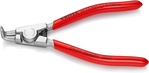 KNIPEX Låsringstång för ytterringar på axlar förkromad med plastöverdrag 125 mm, 46 23 A01