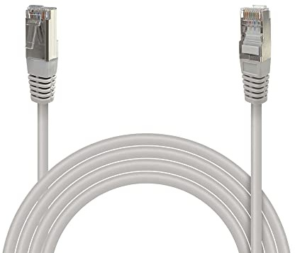 Waytex 33095A Cordon réseau RJ45 Cat6 Blindé FTP 50 m Gris