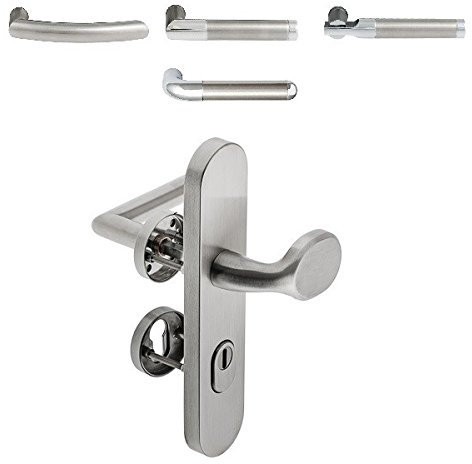 Haustür-Kombigarnitur 92 mm ES1 Sicherheitsbeschlag (Core)