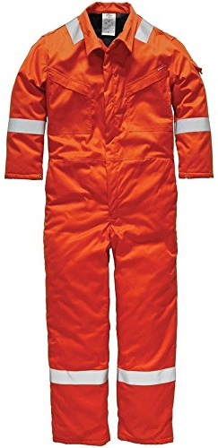 Dickies Gefütterter Overall Pyrovatex, 1 Stück, 114, orange, FR5409 OR 46T