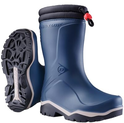 DUNLOP Protective Footwear, K354061, Blizzard Per BambIni, Blu/Nere, Taglia 33 EU