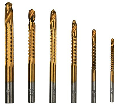 Malayas Holzbohrer Hammerbohrer-Set 6 Stück 3-8mm Steinbohrer SDS Bohrer Set aus HSS für Bohrmaschinen