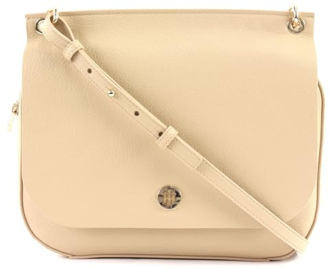 Tommy Hilfiger TH Core Messenger Warm Sand and Silver Metallic