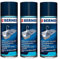 Lot de 3 sprays d'entretien en acier inoxydable bernois (3 x 400 ml) - 3 nettoyeurs spéciaux pour tout en acier inoxydable