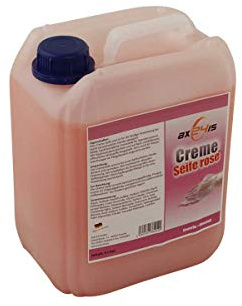 Axis Line 5L Creme Seife Rose Flüssigseife Nachfüllpack mild | Sanfte Rosenseife mit rückfettenden Wirkstoffen für alle Hauttypen. Made in Germany Kanister ideal für Seifenspender.
