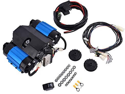 GELUOXI 12V Twin Air Compressor Replacement for CKMTA12 Universal High Output On-Board Air Compressor
